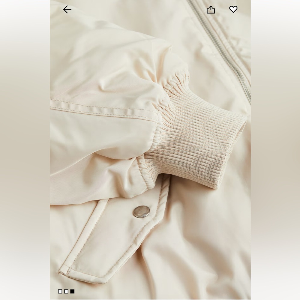 H&M Padded Bomber Jacket - Picture 3 of 10